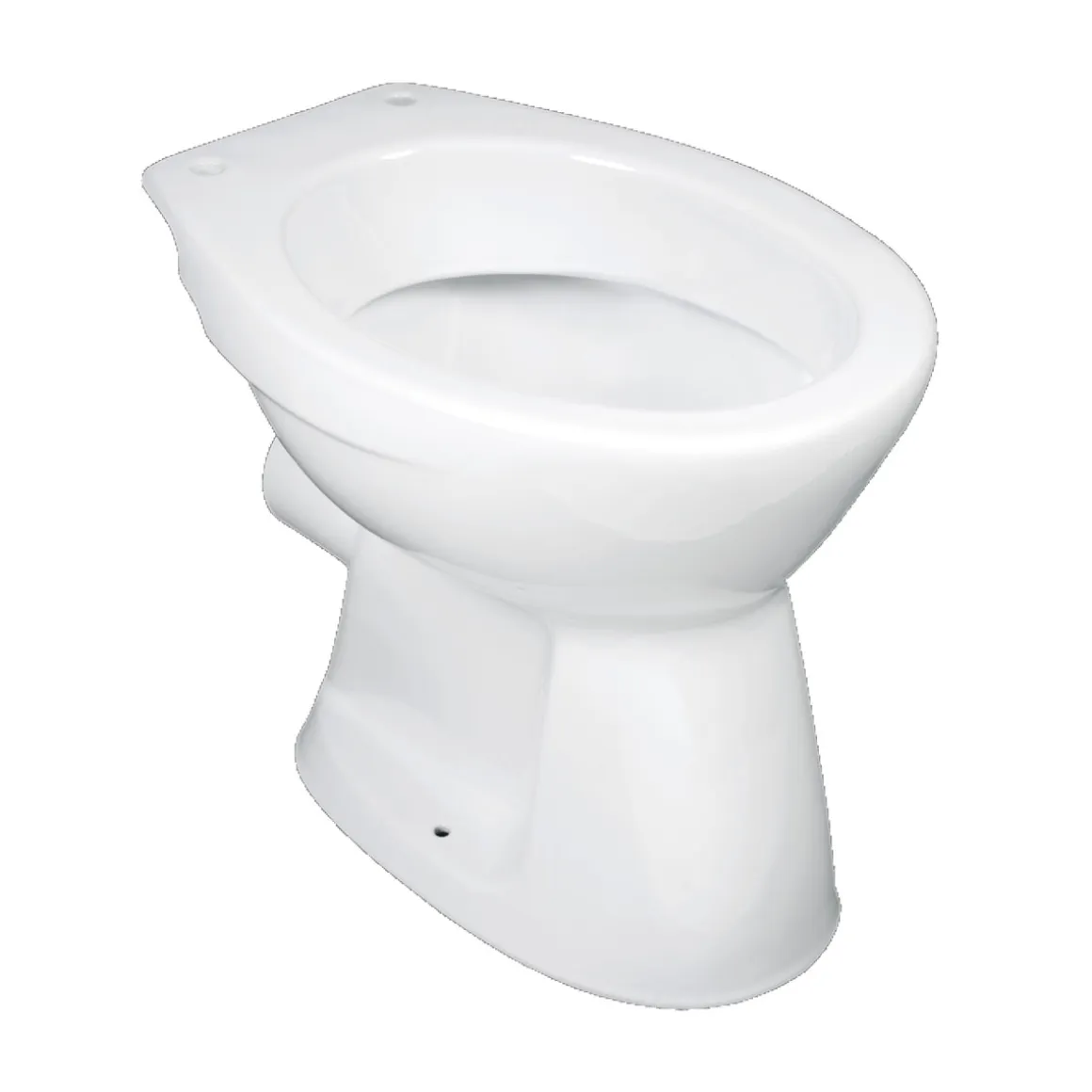 Stand-WC Uni Flachspüler weiß