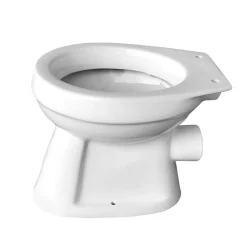 Stand-WC Uni Flachspüler weiß