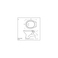 Stand-WC-Set Basic weiß