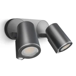 Steinel LED-Außenstrahler mit Bewegungsmelder Spot DUO S anthrazit