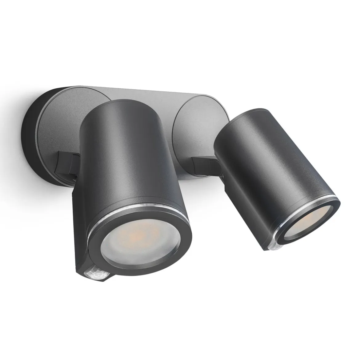 Steinel LED-Außenstrahler mit Bewegungsmelder Spot DUO S anthrazit