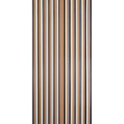 Streifenvorhang braun-beige