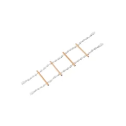 Strickleiter Cage Toy weiß 4 Stufen 65 x 16 cm mit Schraubbefestigung