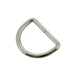 Suki D-Ring vernickelt 40 mm