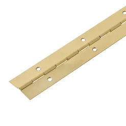 Suki Klavierband Stahl 90 x 2 cm vermessingt