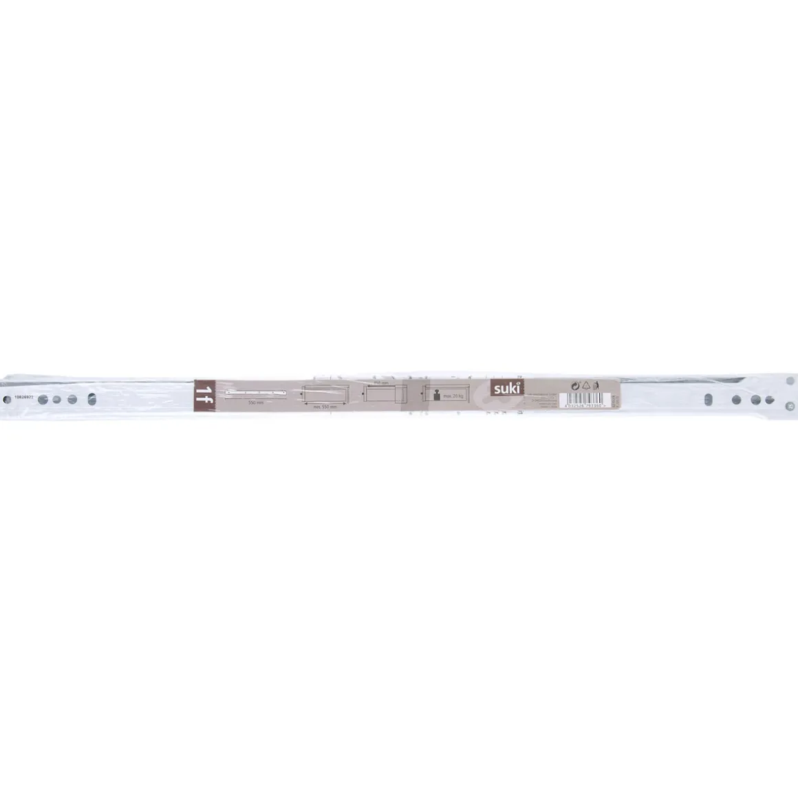 Suki Rollschubführung weiß 55 cm