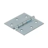 Suki Scharnier Metall verzinkt kantig 80 x 80 mm