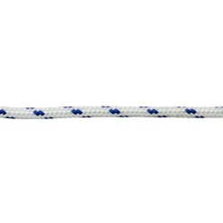 Suki Seil geflochten PES mit Kern 12 mm weiß-blau