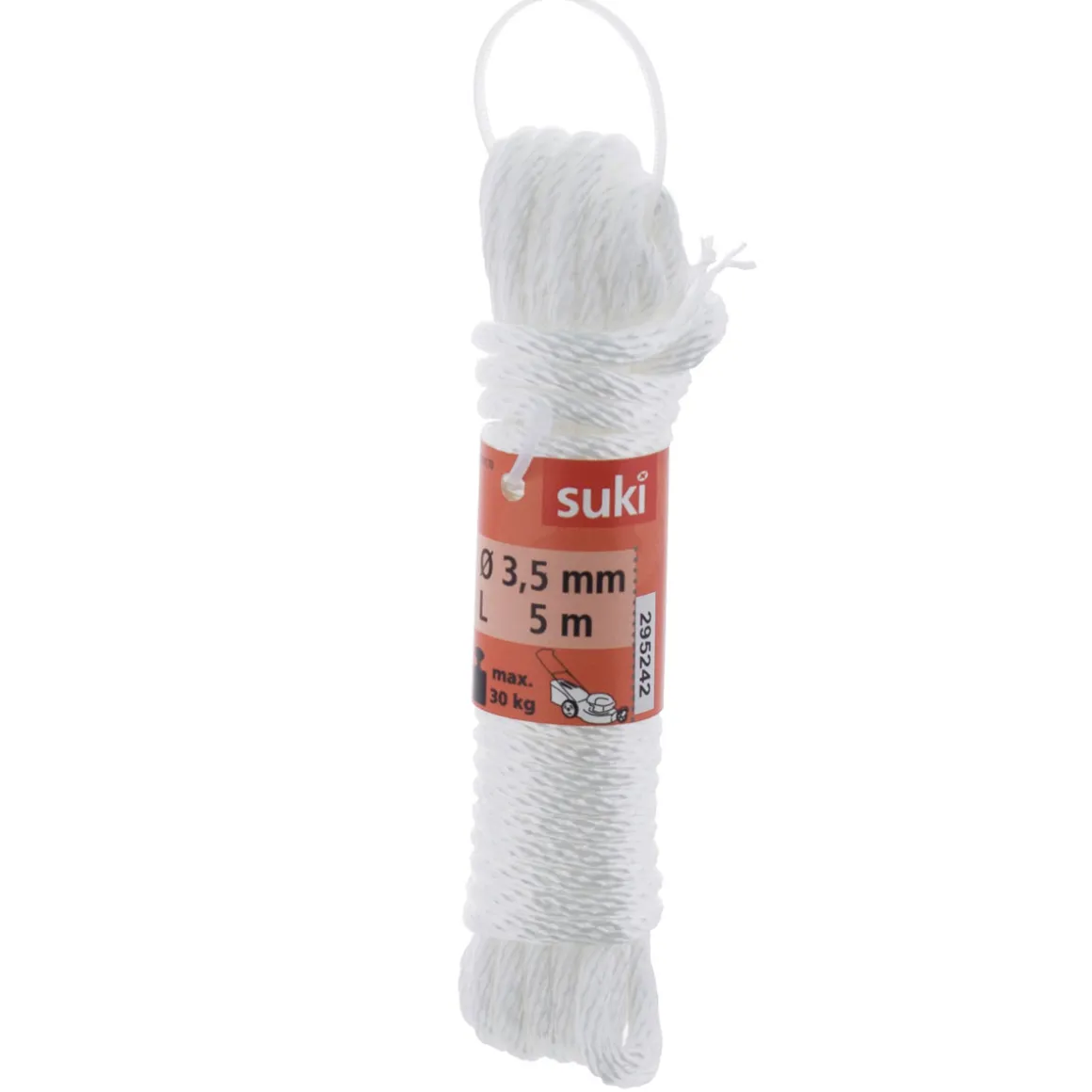 Suki Starterleine 3,5 mm 5m weiß