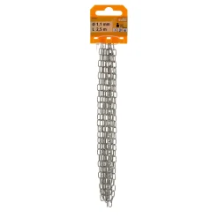 Suki Uhrkette vernickelt 1,1 mm 2,5m