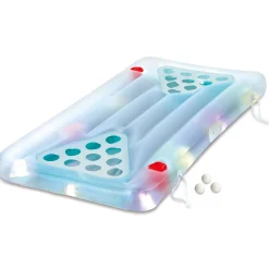 Summer Waves Wasserspielzeug Bierpong Luftmatratze Aqua Glow 160x84x19cm