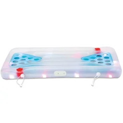 Summer Waves Wasserspielzeug Bierpong Luftmatratze Aqua Glow 160x84x19cm
