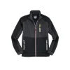 Terrax Workwear Strickfleecejacke schwarz-limette-orange Größe M