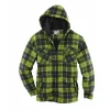 Terrax Workwear Thermohemd schwarz-limette Größe XL