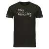 Terrax Workwear T-Shirt dunkelgrün-limette Größe S