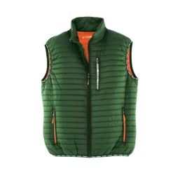Terrax Workwear Herren Steppweste forstgrün orange Gr. L