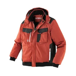 Terrax Workwear Pilotenjacke rotbraun Gr. XL