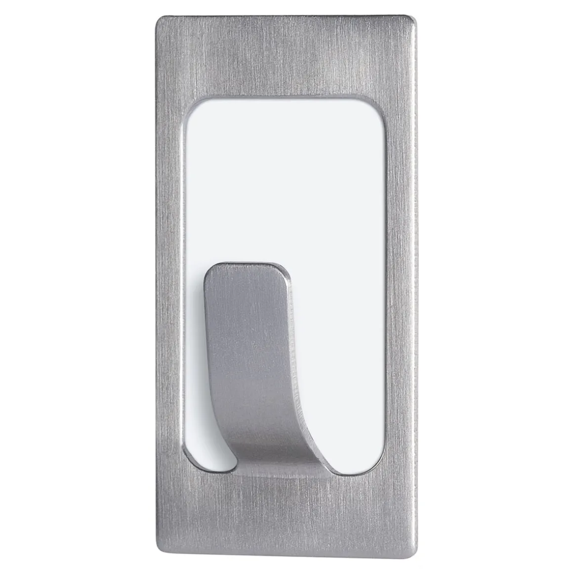 Tesa Haken Powertstripe Small Metallic Rechteck 2 Haken und 4 Strips