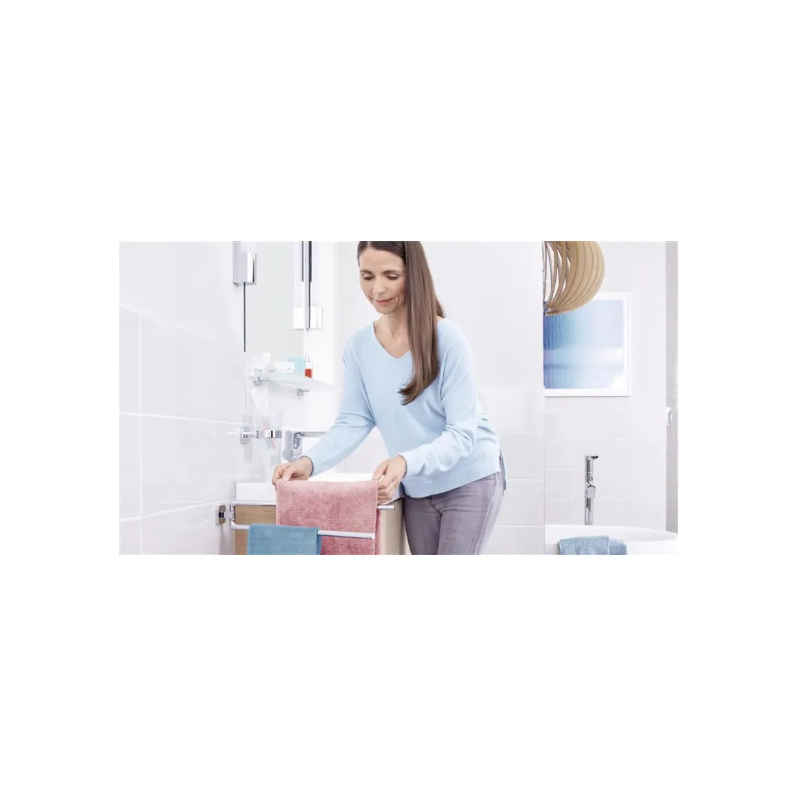 Tesa Handtuchhalter Elegaant, zweiarmig, WD-ACC-K