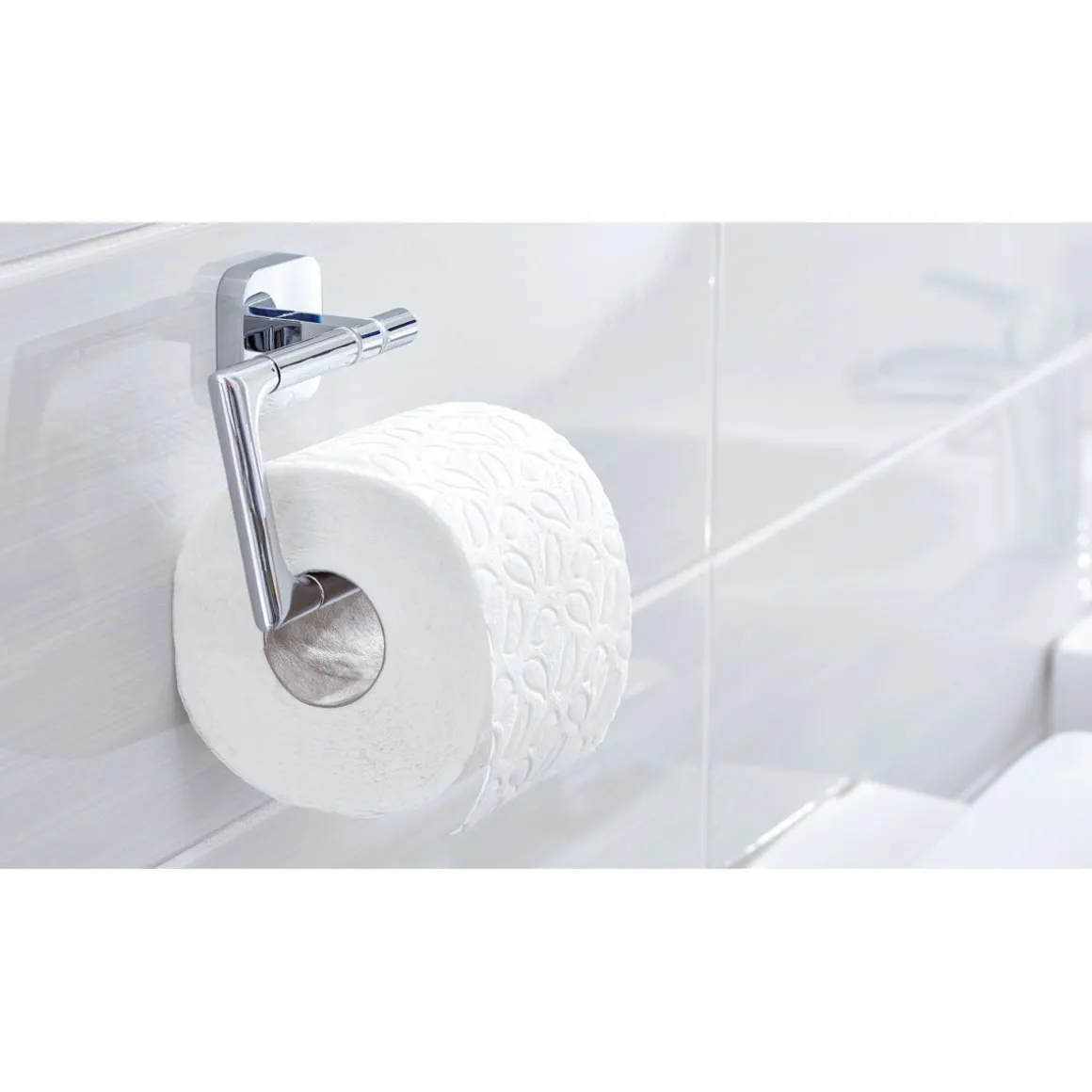 Tesa Toilettenrollenhalter mit Deckel Exxcellent