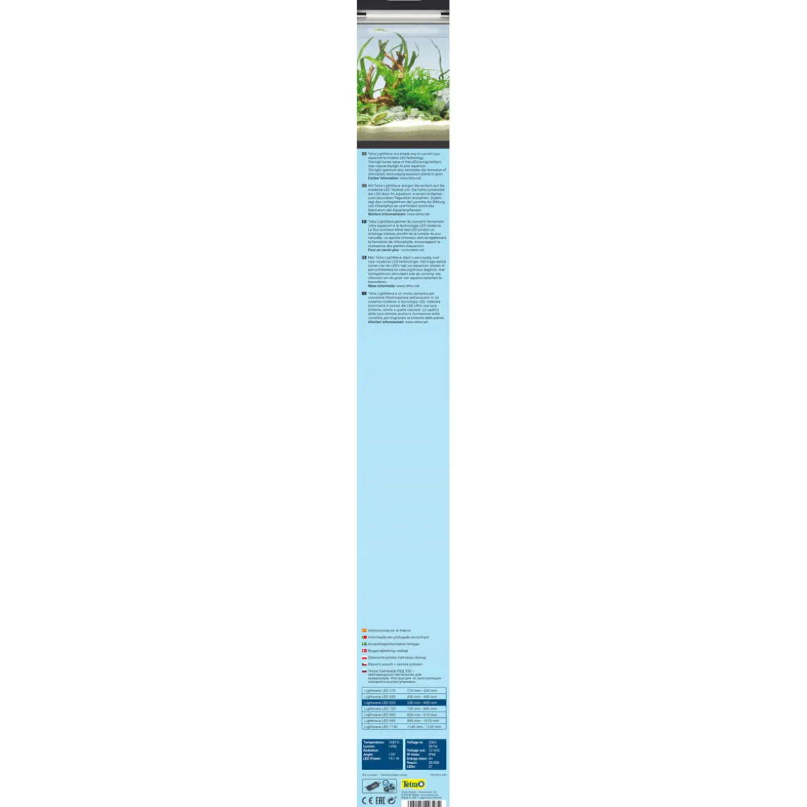 Tetra Aquarienlicht LightWave Set 520 mm