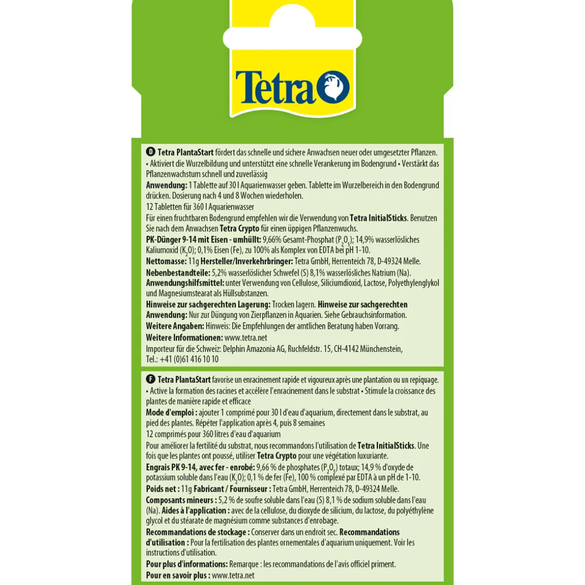 Tetra Aquariumpflanzendünger PlantaStart