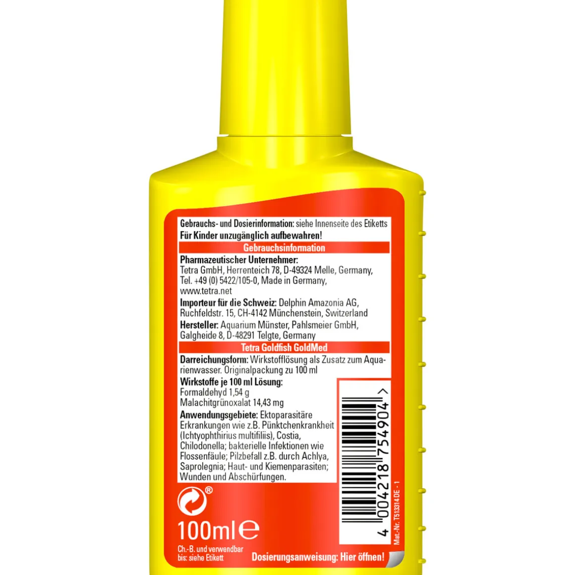 Tetra Aquariumpflege Goldfish GoldMed 100 ml