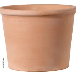 Tontopf Cilindro Bordato 28 cm White Garden