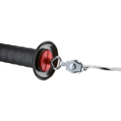 Torgriff mit Seil- und Litzenanschluss schwarz für 10-20 mm