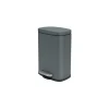 Treteimer AKIRA matt-grey 5 L