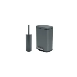 Treteimer AKIRA matt-grey 5 L