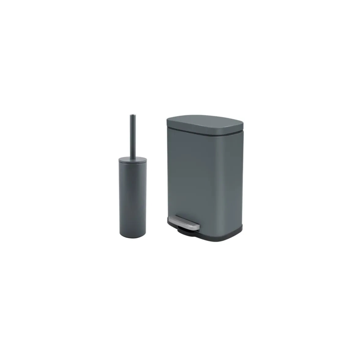 Treteimer AKIRA matt-grey 5 L
