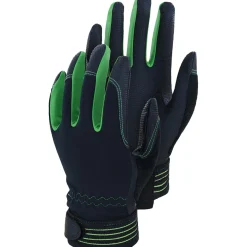 Triuso Handschuh Smaragd mit Synthetik-Leder Größe 11
