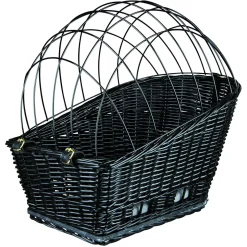 Trixie Dog Fahrradkorb mit Gitter schwarz 35×49×55 cm
