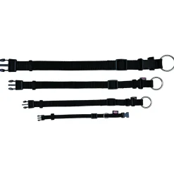 Trixie Premium Halsband schwarz L-XL 40-65 cm
