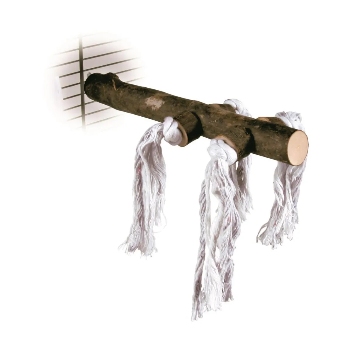 Trixie Sitzstange Natural Living mit Tau 25 cm