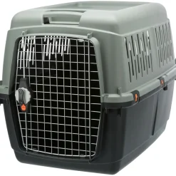 Trixie Be Eco Transportbox Giona 4 Größe S-M 50 x 51 x 70 cm anthrazit/grau-grün