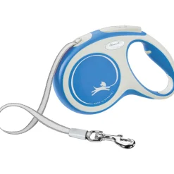 Trixie flexi New COMFORT Gurt Größe M 5 m blau
