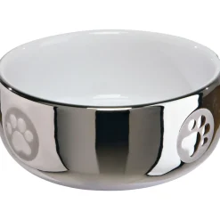 Trixie Keramiknapf Katze 300 ml 11 cm silber