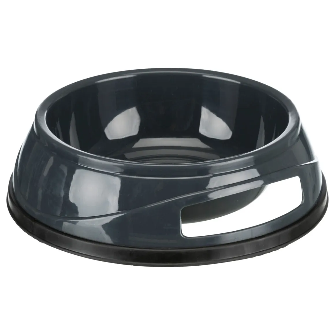 Trixie Kunststoffnapf schwer Gummiring 300 ml Durchmesser 12 cm