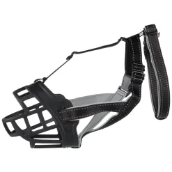 Trixie Maulkorb Muzzle Flex Silikon schwarz XL
