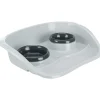 Trixie Napf-Set Kunststoff weiß 46 x 11 x 30 cm