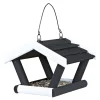 Trixie natura Futterhaus zum Hängen klein 17 x 19 x 14 cm schwarz/weiß
