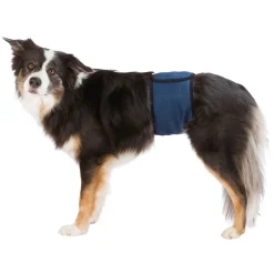 Trixie Rüdenbinde Mesh-Material blau M 45-55cm