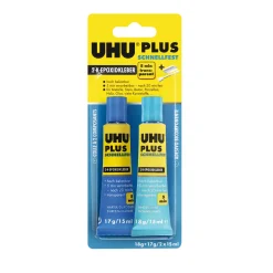 UHU Zwei-Komponenten-Klebstoff plus schnellfest 35 g