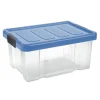 Unibox Puzzle 14 L mit Klickdeckel transparent/hellblau