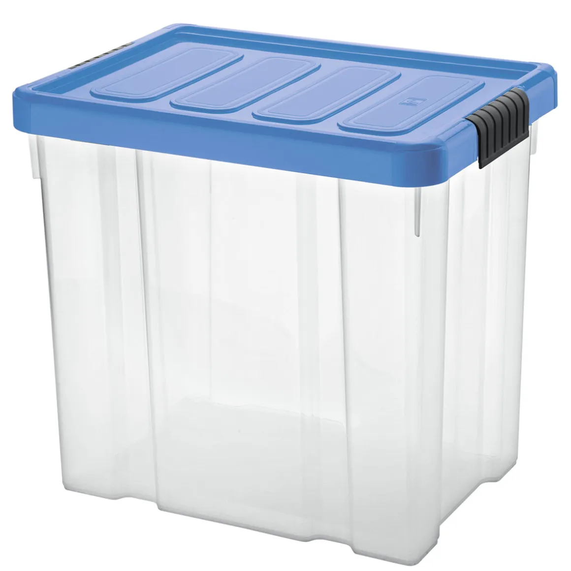 Unibox Puzzle 28 L mit Klickdeckel transparent/hellblau