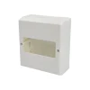 Unitec AP-Kleinverteiler 1x6 Module weiß IP 40