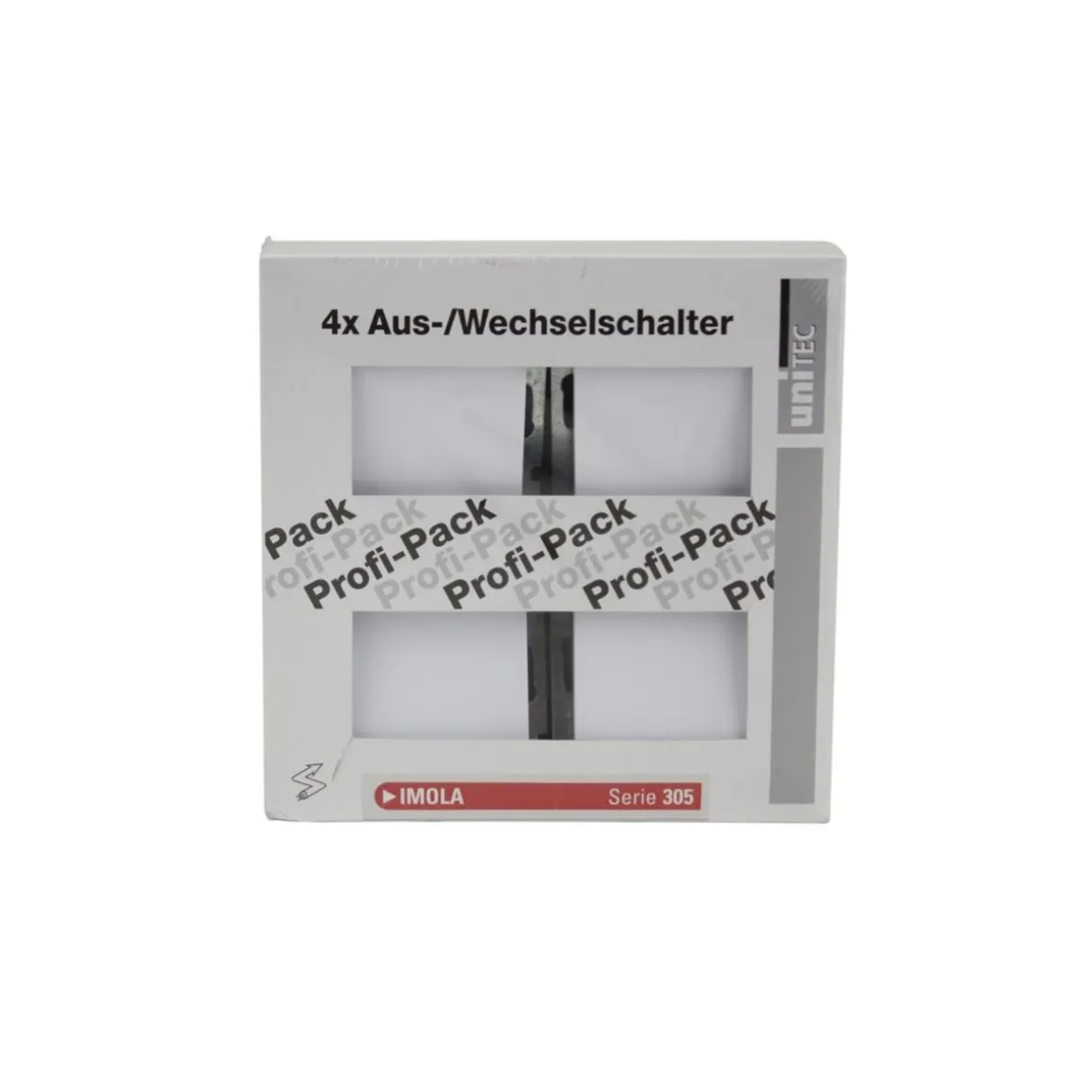 Unitec Profi-Pack A/W-Schalter ultraweiß Imola