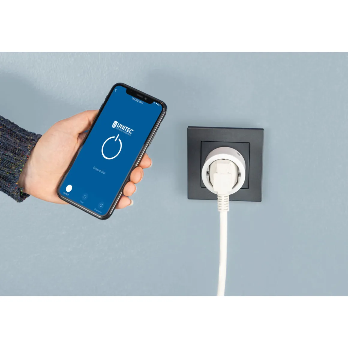 Unitec WIFI Zwischenstecker Smart weiß